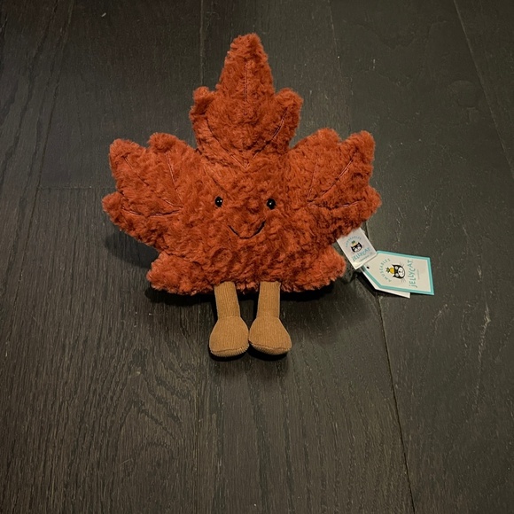 NEW RARE Jellycat Amuseables Maple Leaf INDIGO CANADA EXCLUSIVE super cute HTF - Picture 1 of 7